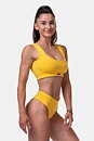 Miami Sporty Bikini Top, yellow