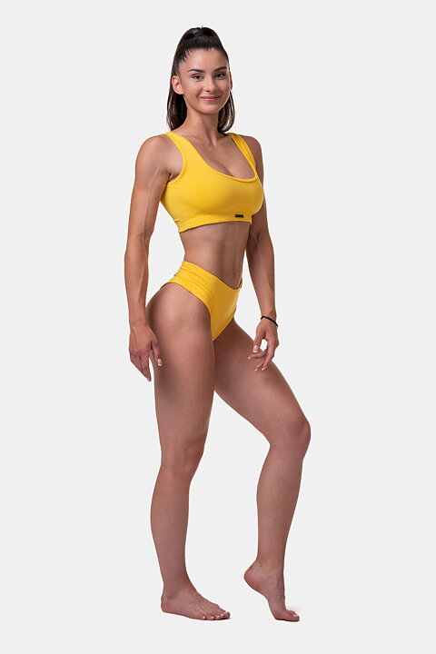 Miami Sporty Bikini Top, yellow