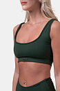 Miami Sporty Bikini Top, dark green