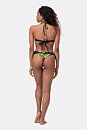 Earth Powered Bikini Top, jungle green