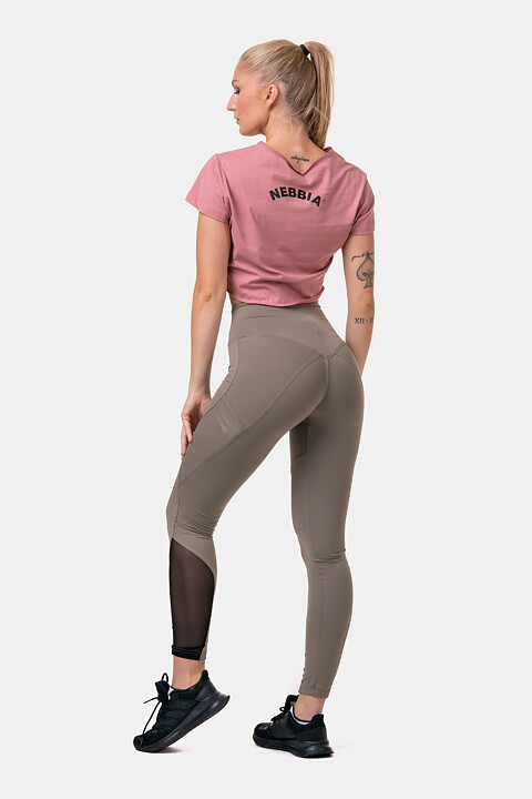 Fit & Smart High Waist Tights, mocha