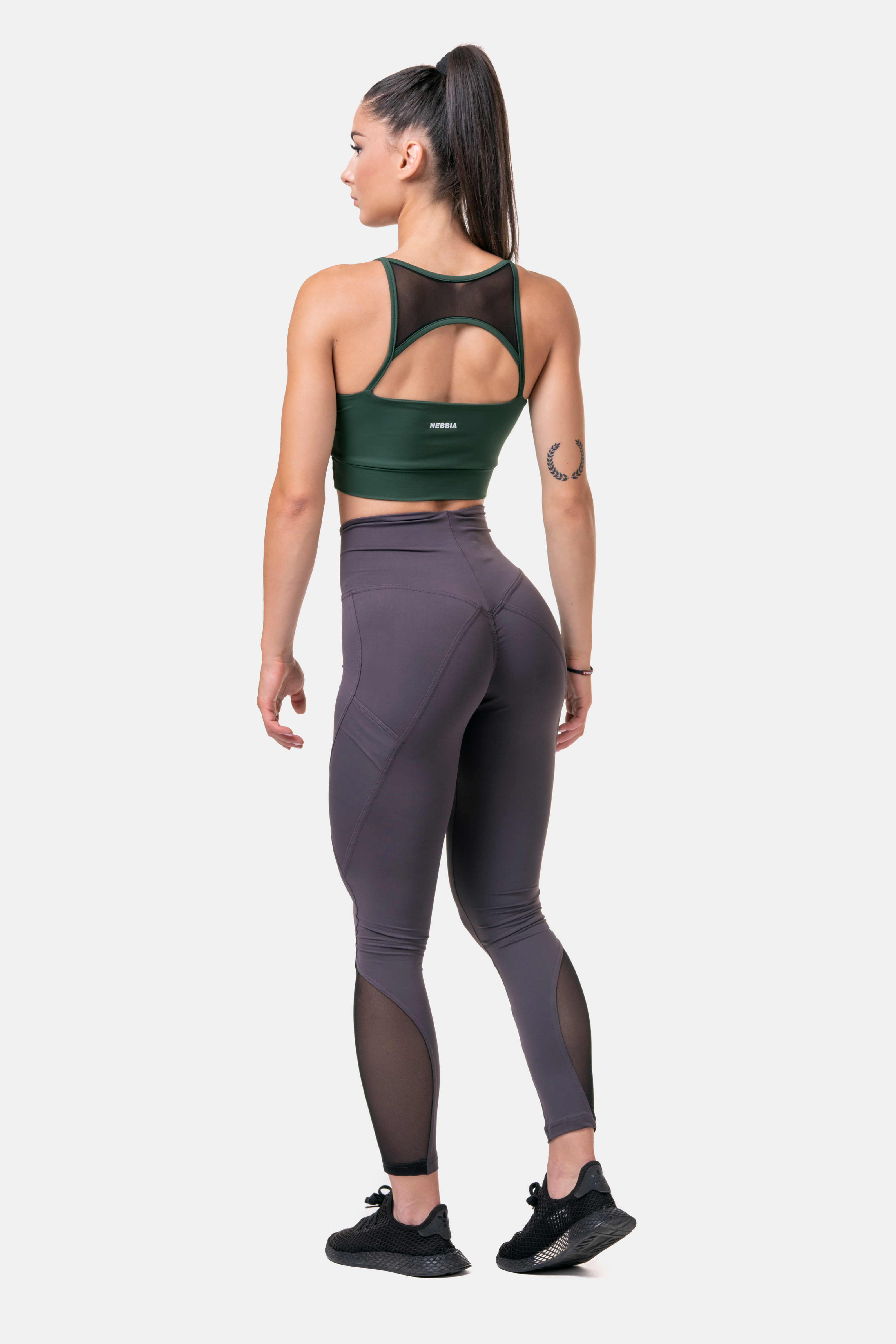 Fit & Smart High Waist Tights, marron - 16