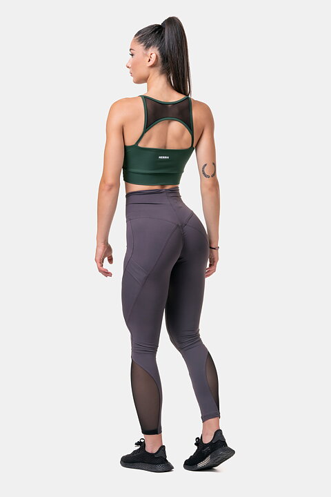 Fit & Smart High Waist Tights, marron