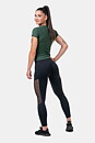 High Waist Mesh Tights, black