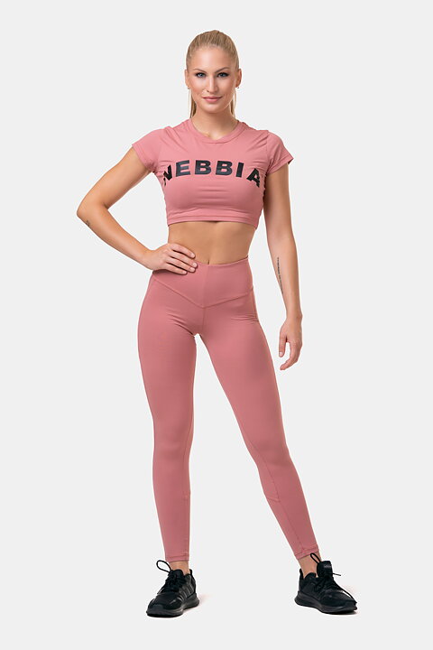 Sporty Crop Top, old rose
