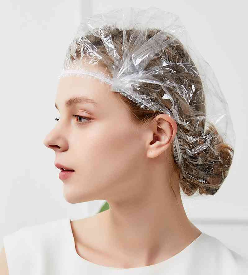 Disposable shower cap - Transparent 30-pack x 2