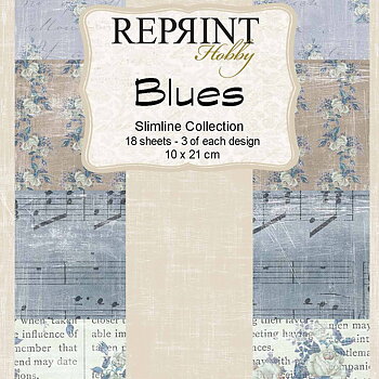 Paperpack Reprint - Slimline - Blues