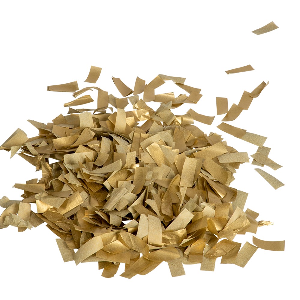 Konfetti kanon 60cm guld - 3