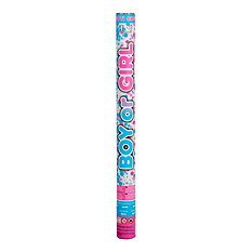 Konfetti kanon Pojke/Flicka 60cm Rosa