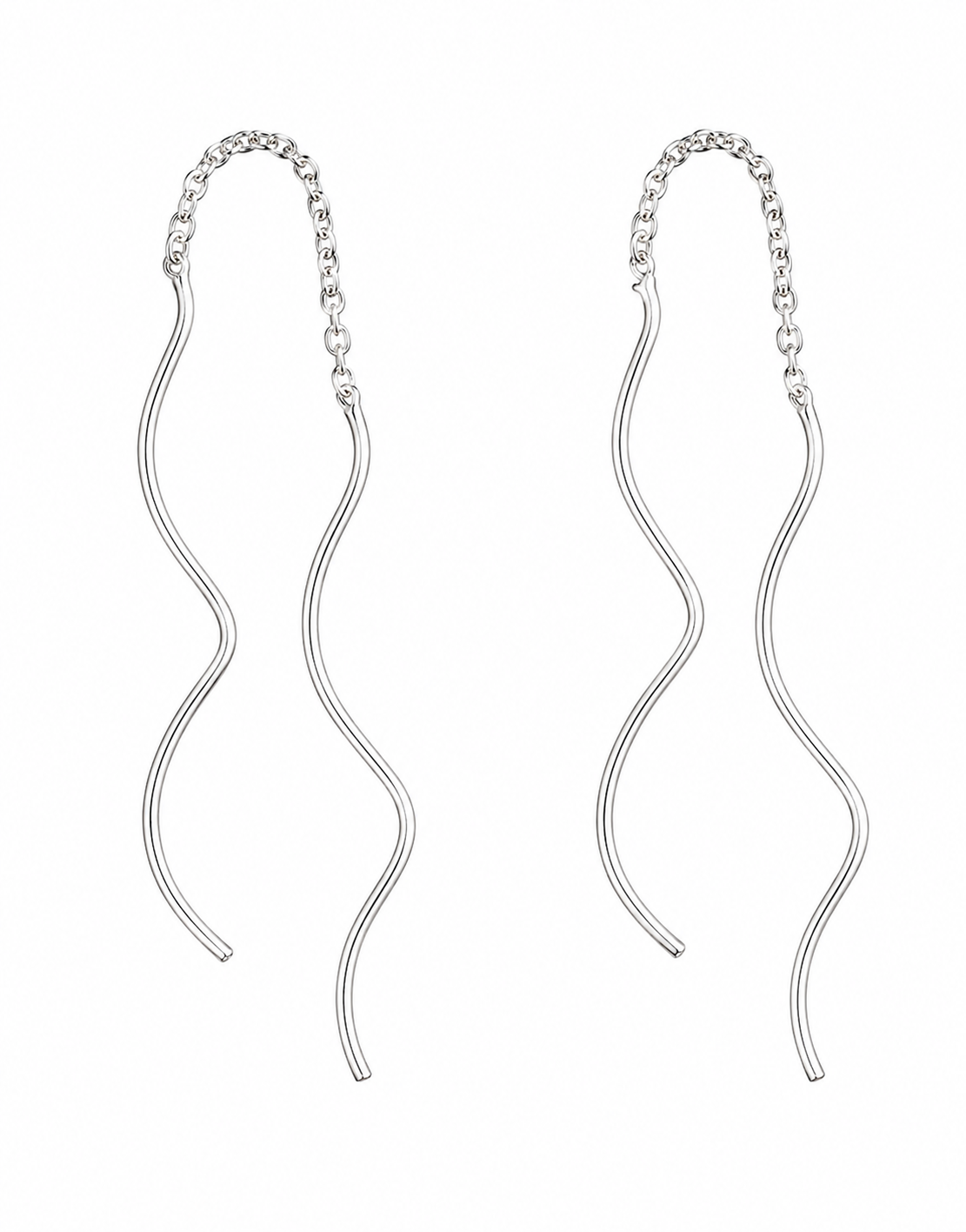 Earrings Spiral Silver Smal