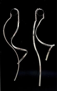 Örhängen Spiraler silver 