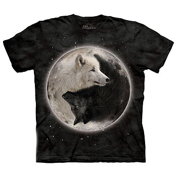 Yin Yang Varg (Wolf) T-Shirt by The Mountain 