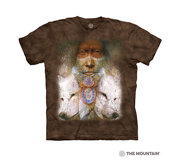 Sacred Transformation/Wolves  T-Shirt by The Mountain 