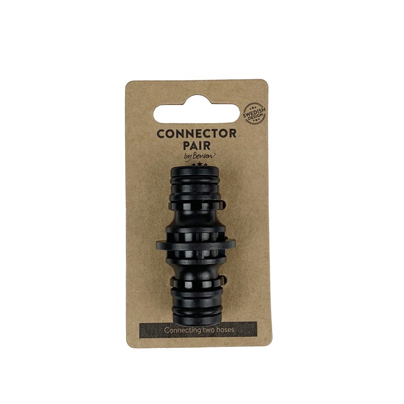 Connector Pair svart, från by Benson - 2