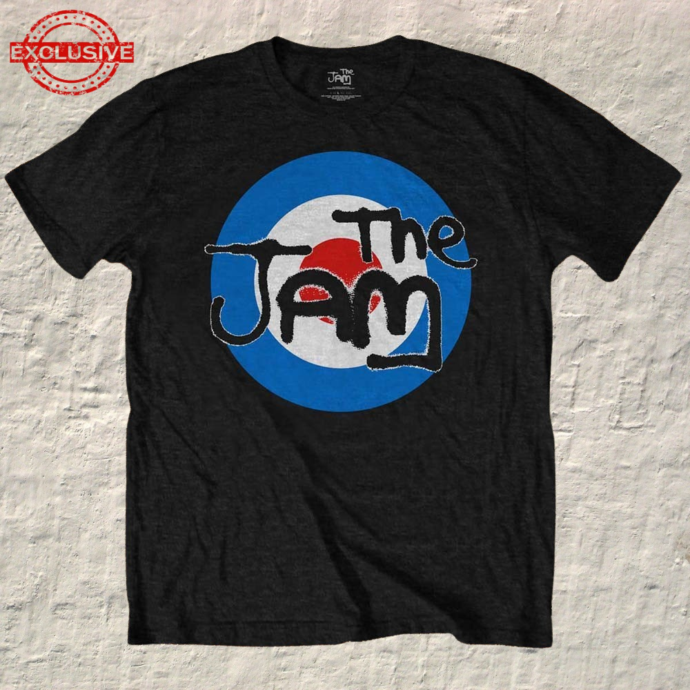 JAM, THE - T-SHIRT, SPRAY TARGET LOGO BLACK