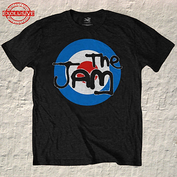 JAM, THE - T-SHIRT, SPRAY TARGET LOGO BLACK