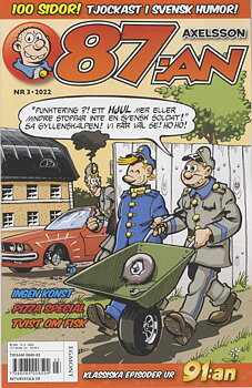 87:an Axelsson nr 3 2022, 100 sidor! Tjockast i svensk humor!