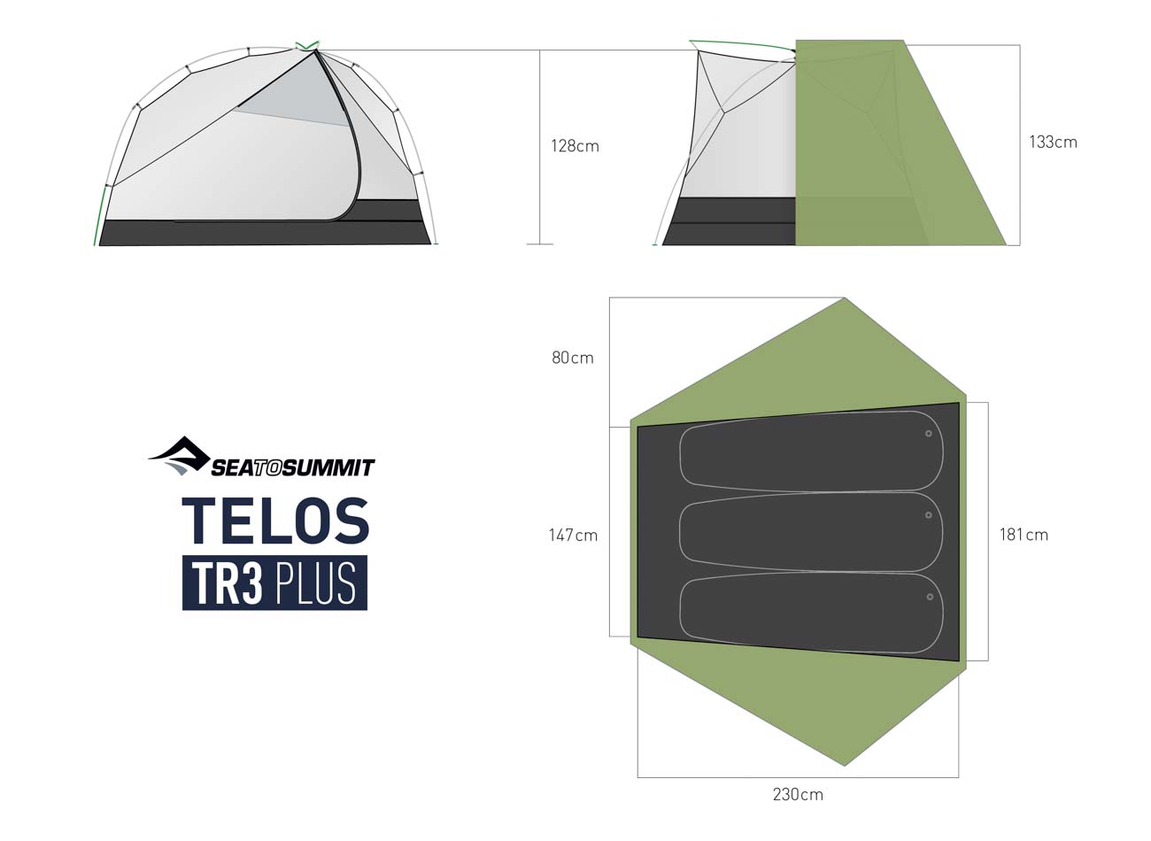 SEA TO SUMMIT Telos TR3 Plus  - 5