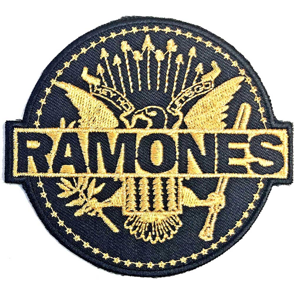 RAMONES - PATCH, GOLD SEAL - 2
