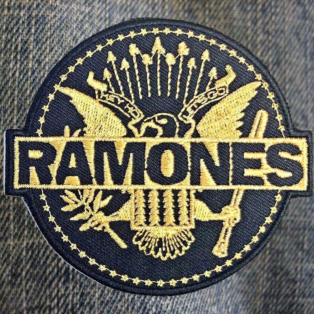 RAMONES - PATCH, GOLD SEAL