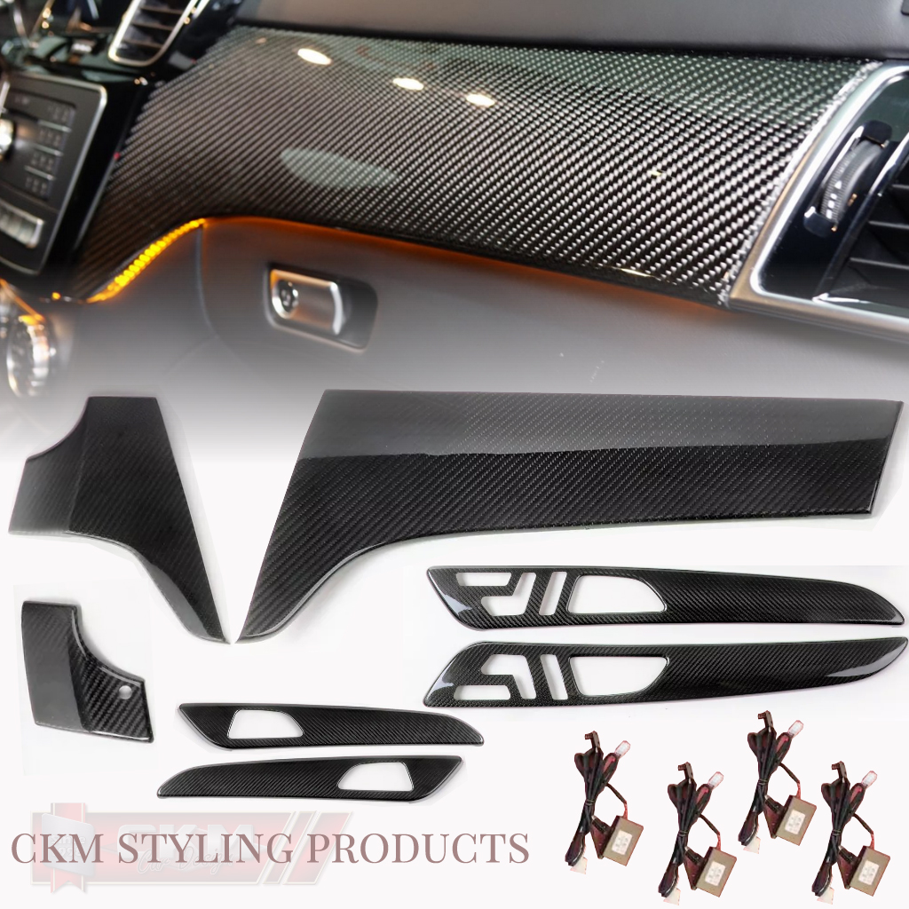 10. FACELIFT Trim CARBON FIBER 7pcs illuminated 12 colors