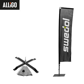 Beachflagga Square Small - Swedol