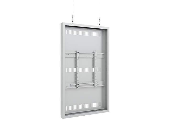 M Pro Series Enclosure 55" Wire Medium White