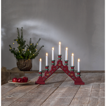 Lysestage Sara Red Star handel