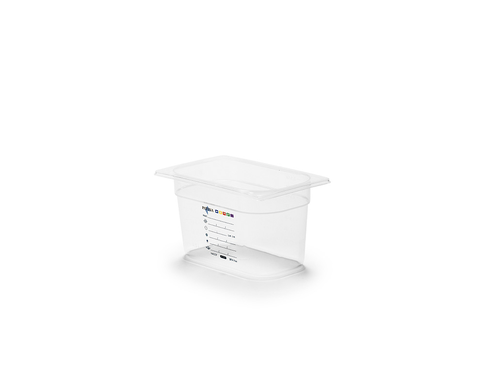 Plastic canteen, bisphenol-free, GN 1/4 - 3