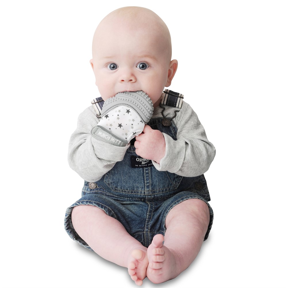 Malarkey Kids - Munch Mitt Grey Stars - 2