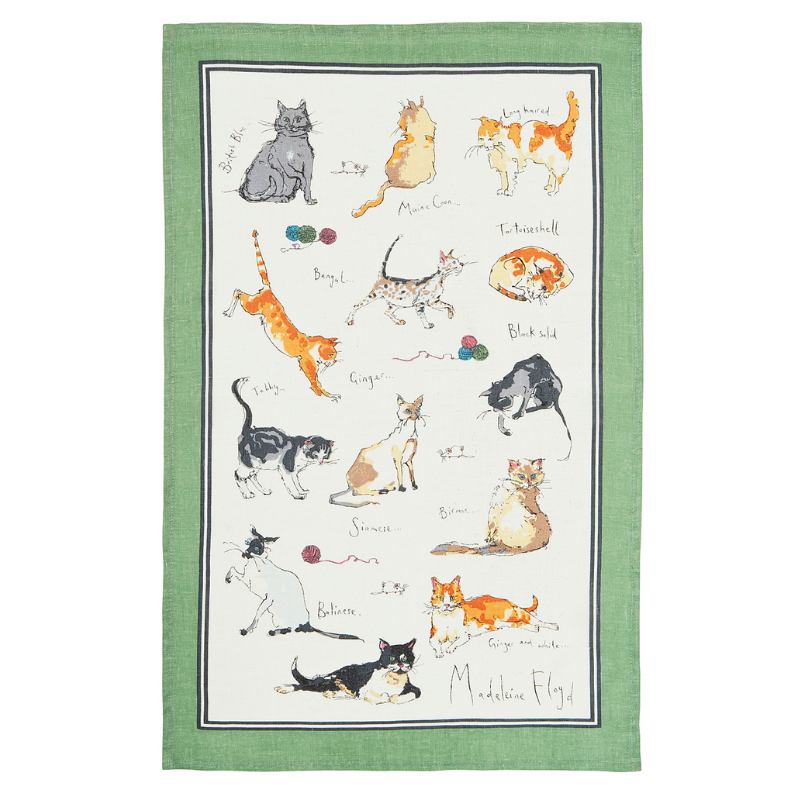 Teatowel Ulster Weaver Cats