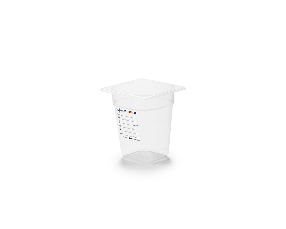 Plastic canteen, bisphenol-free, GN 1/6 - 4