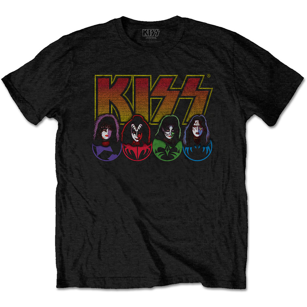 Kiss Logo Faces & Icons T-Shirt