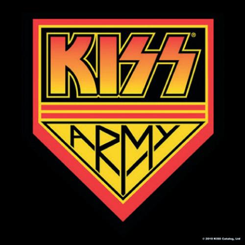 Kiss Logo Army Singel Coaster