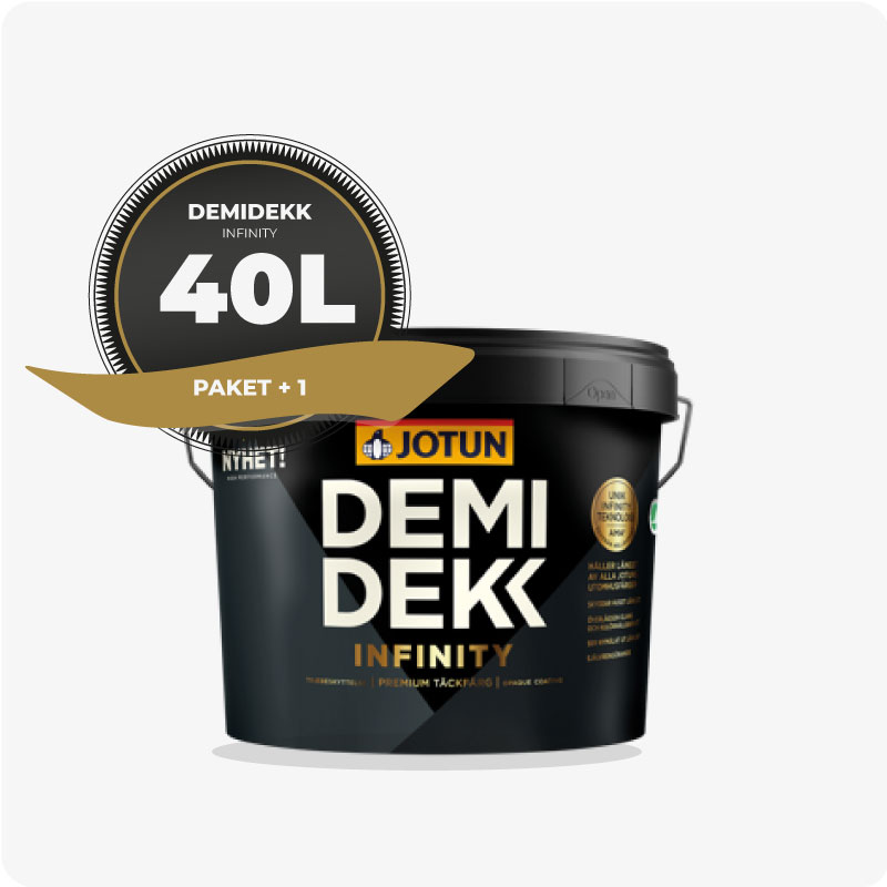 PAKET! FASADFÄRG JOTUN DEMIDEKK INFINITY, 40 L - 7