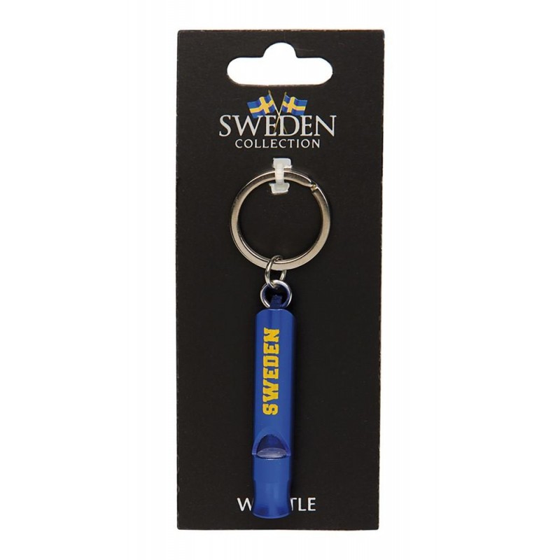 Sverige Souvenir Nyckelring med Visselpipa - 2