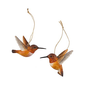 DecoBird Rotrücken-Zimtelfe