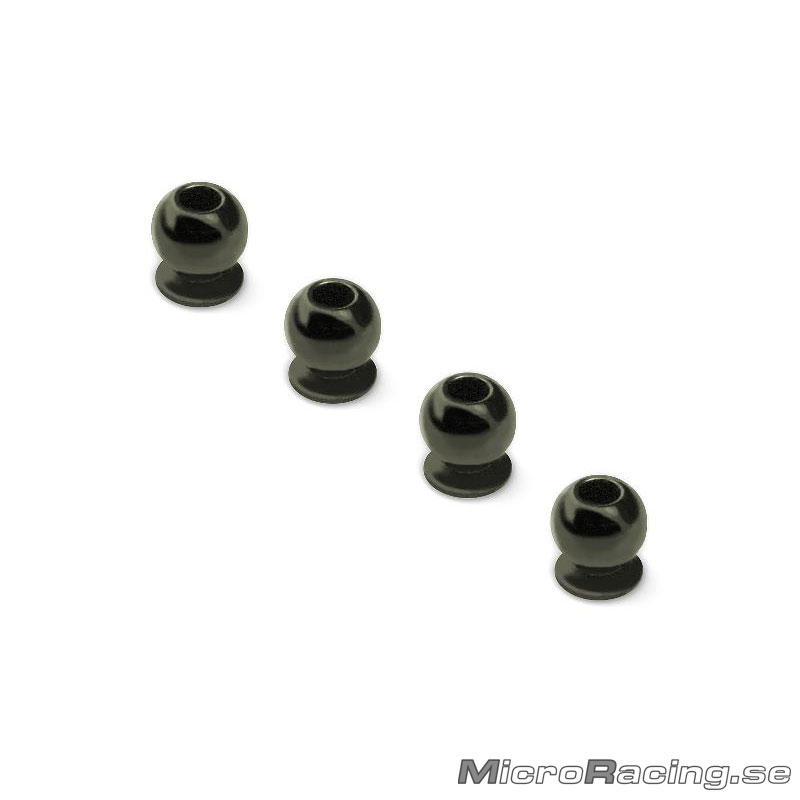 DEAL* HB RACING - Light Weight Steering Push Rod Ball, 4pcs