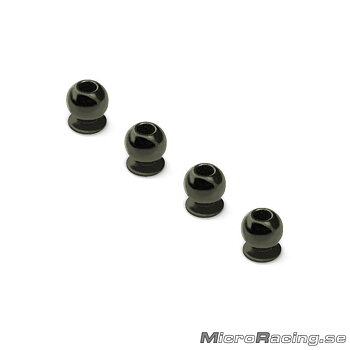 DEAL* HB RACING - Light Weight Steering Push Rod Ball, 4pcs