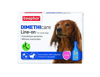 Beaphar Flea & Tick Line On (Dimethicone) Small Dog <15kg