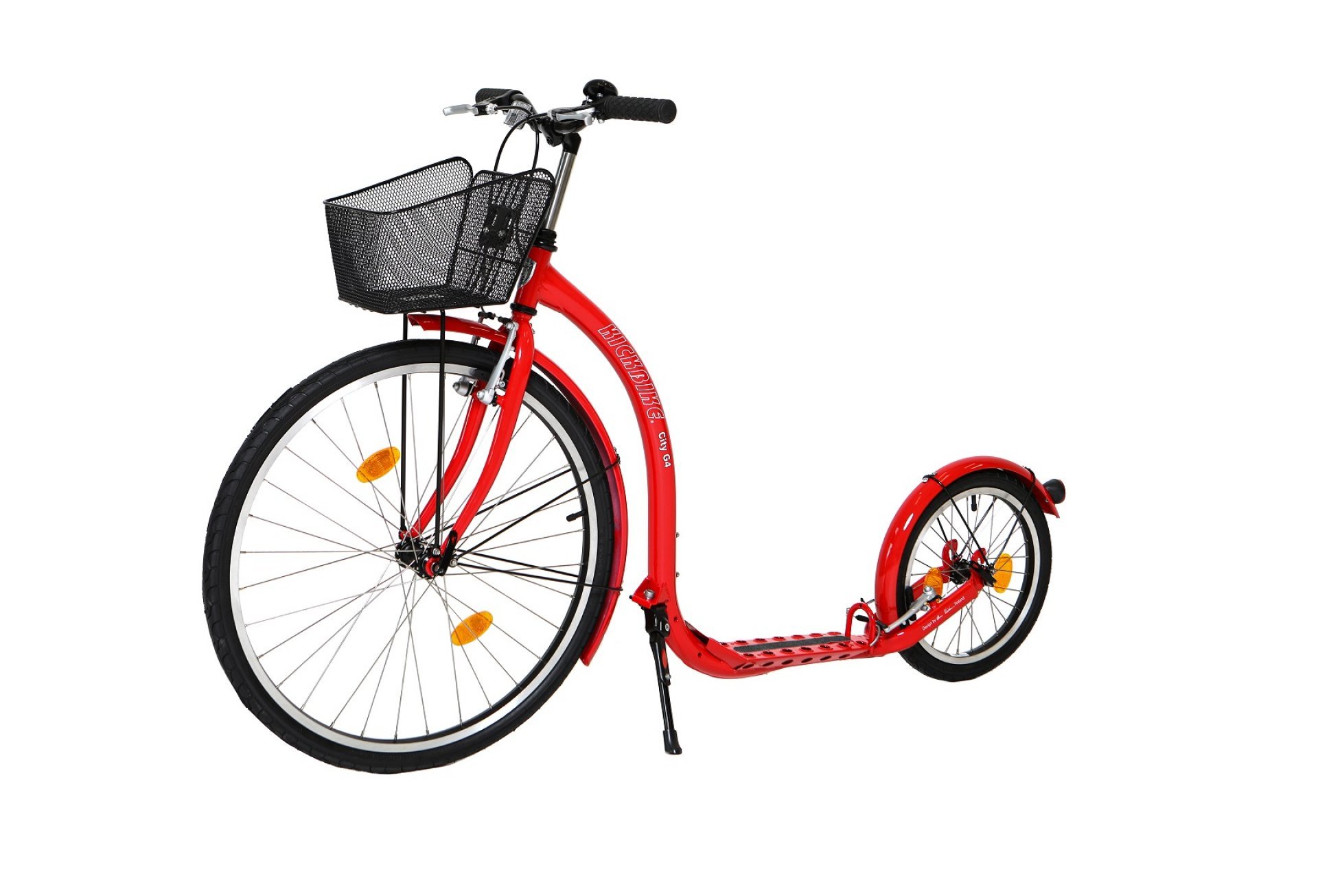 KICKBIKE sparkcykel City G4 röd