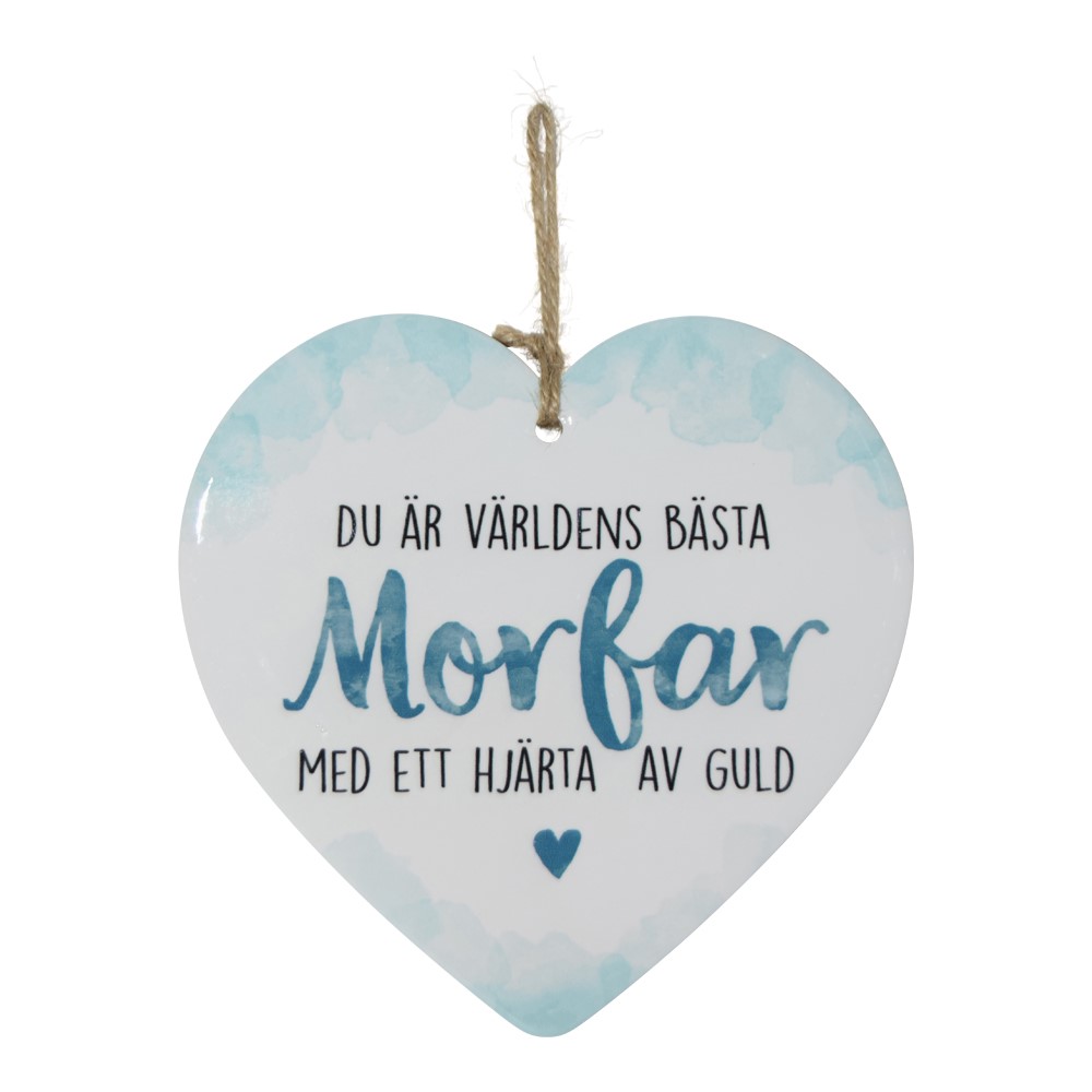 Hängande Hjärta - Du är världens bästa Morfar