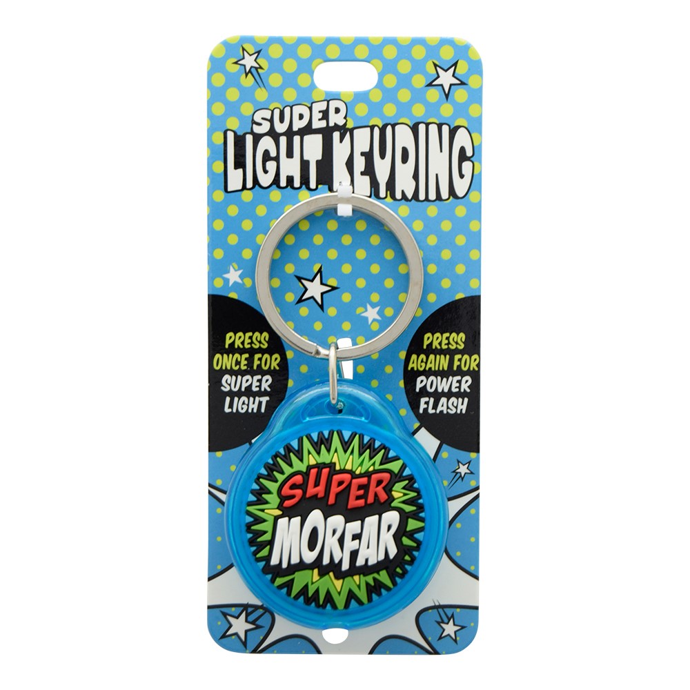 Super Light Keyring - Super Morfar