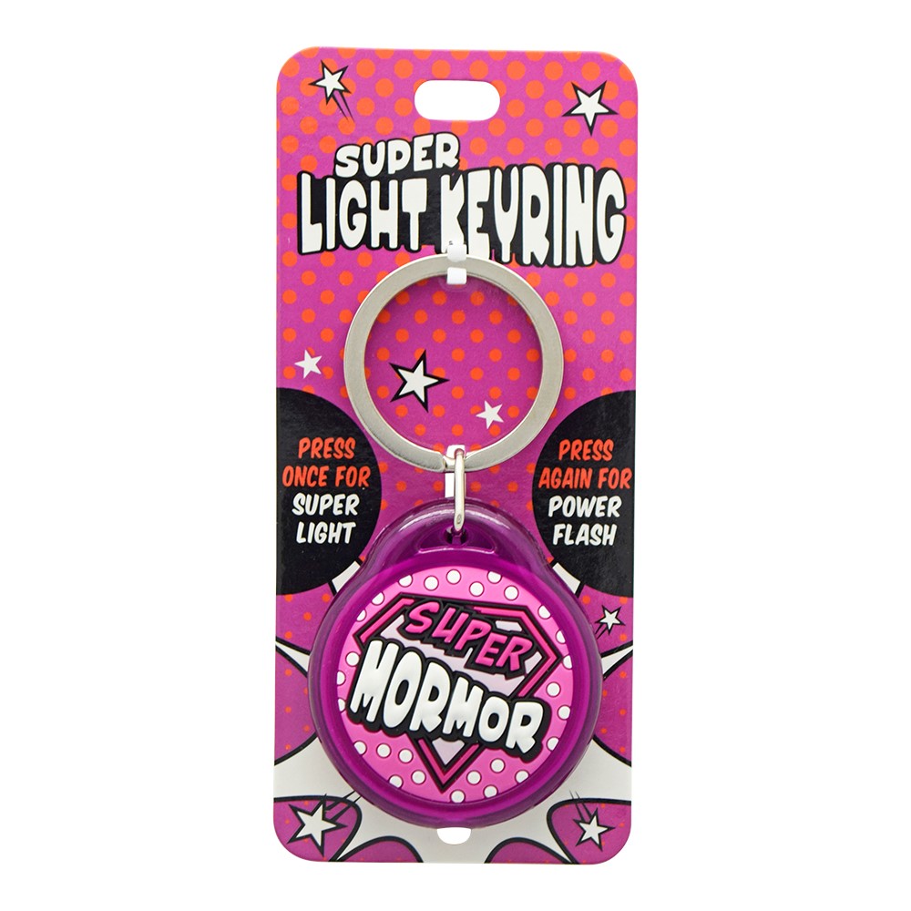 Super Light Keyring - Super Mormor