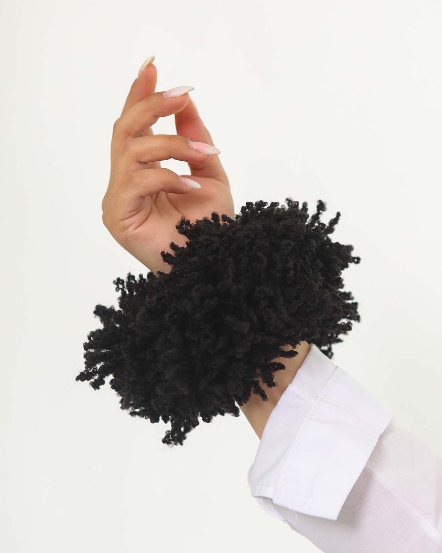 Hair tie - Fluffy - Black