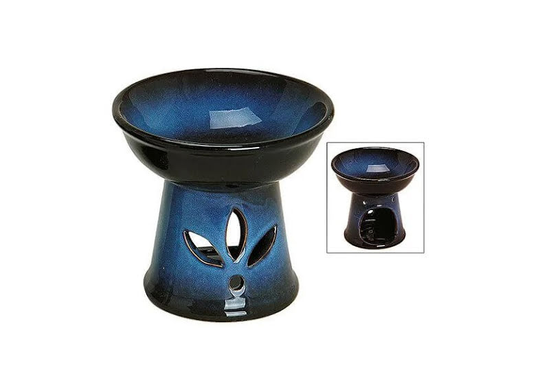 Aromalampa Glazed Clay Midnight Blue