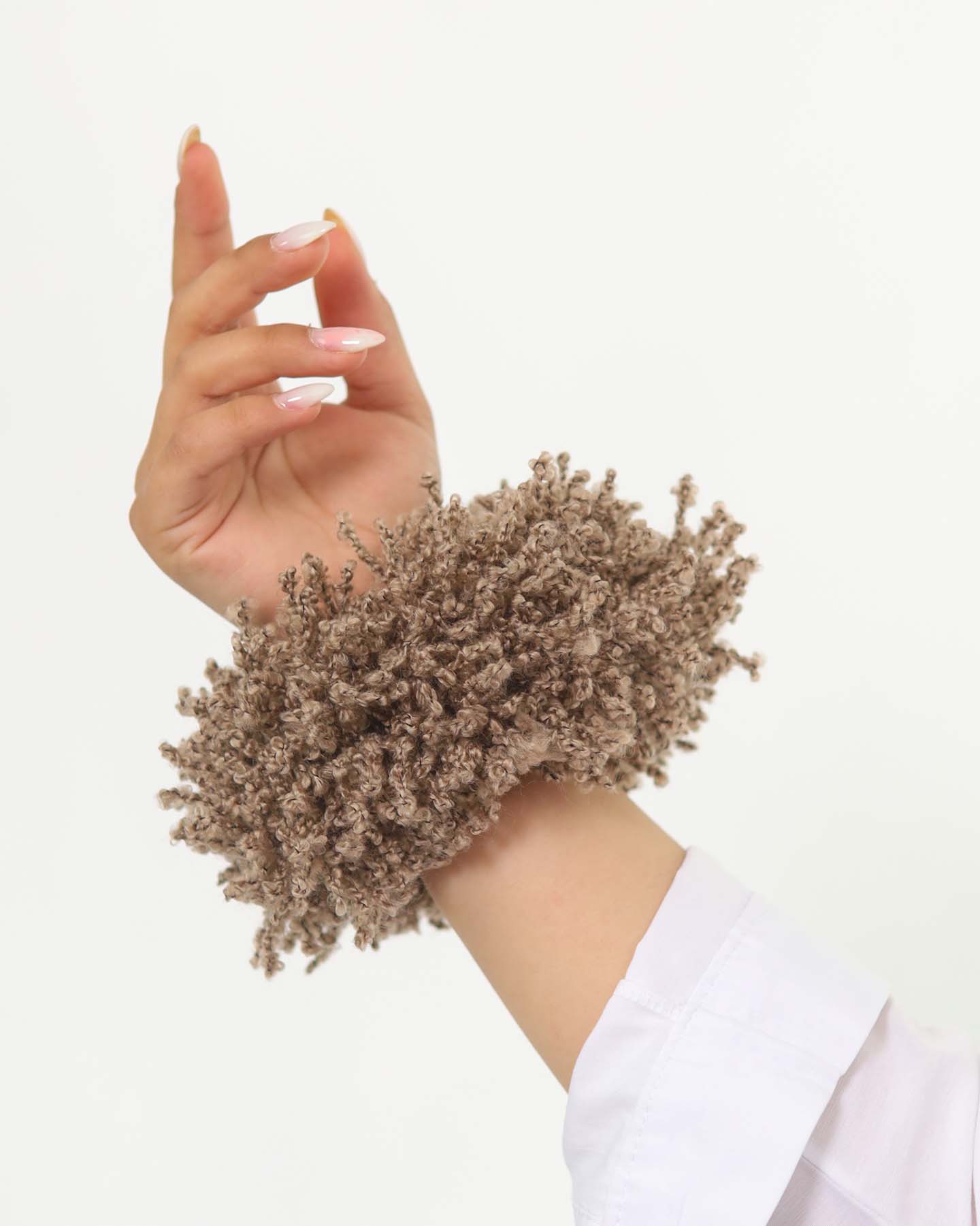 Hair tie - Fluffy - Brown