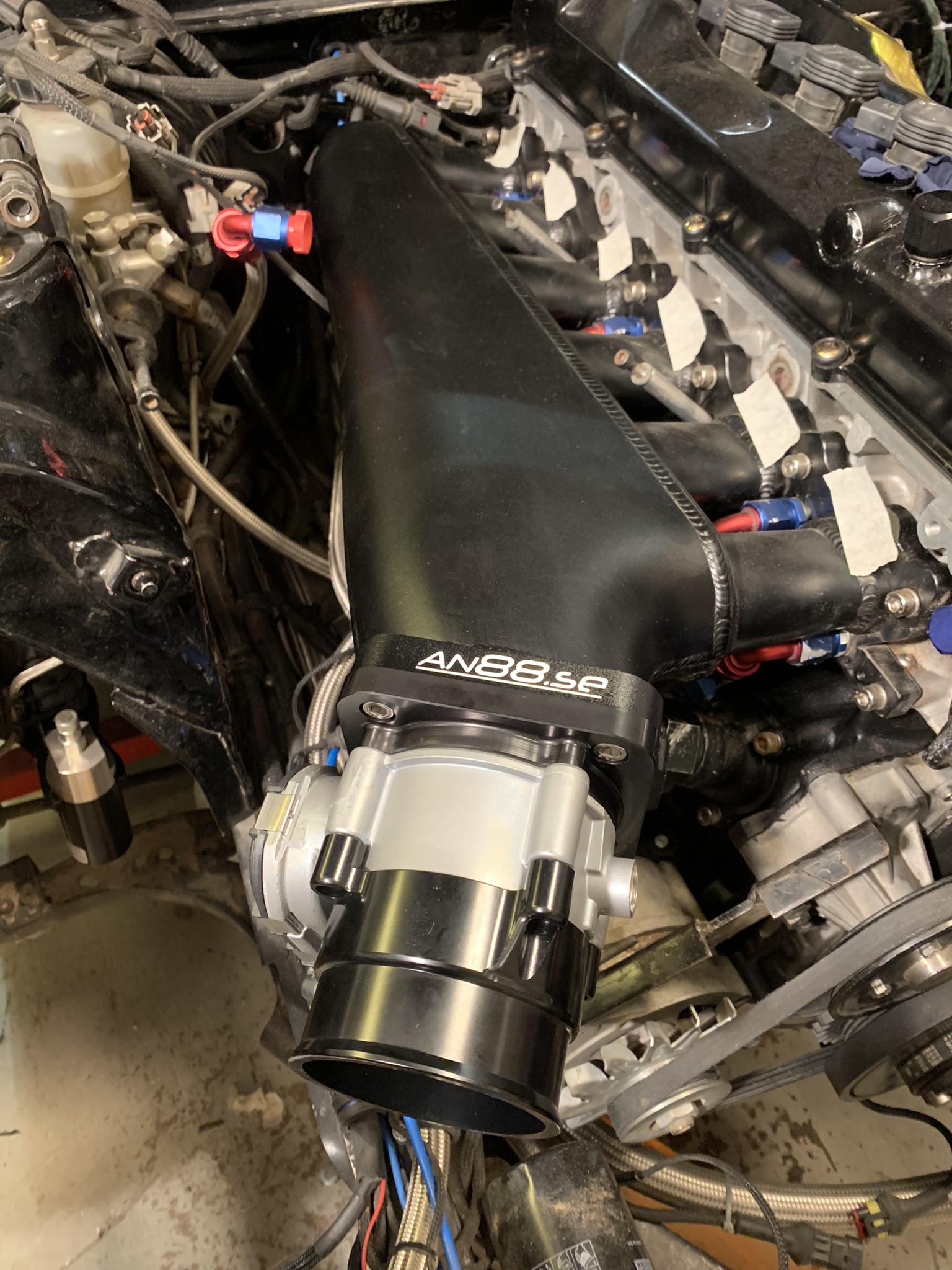 Adapter slanganslutning 3,5" till Bosch e-spjäll 82mm - 6