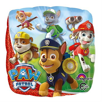 Paw Patrol Folie Ballong 43 cm