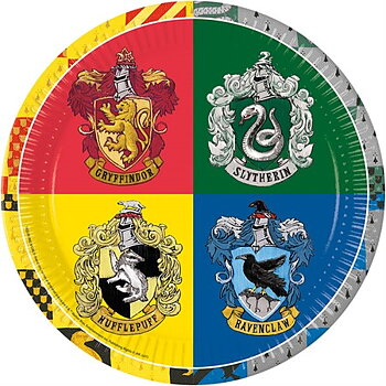 Harry Potter Pappers Tallrikar 8-Pack